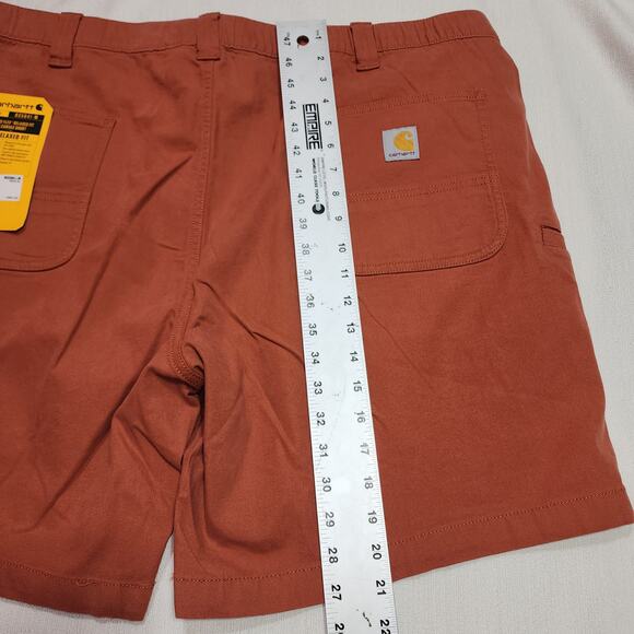 CARHARTT 46 Rugged Flex Relaxed Fit 8 ''Canvas Shorts W46'' x 21'' - Picture 7 of 9